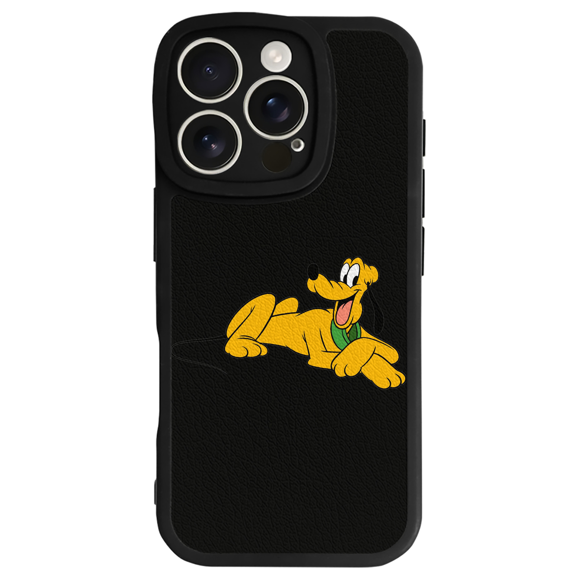 （画像用） ミッキーマウス Mickey Mouse 【iPhone 16シリーズ対応】シリコンスマホケース（レザー調） 材質：シリコン
